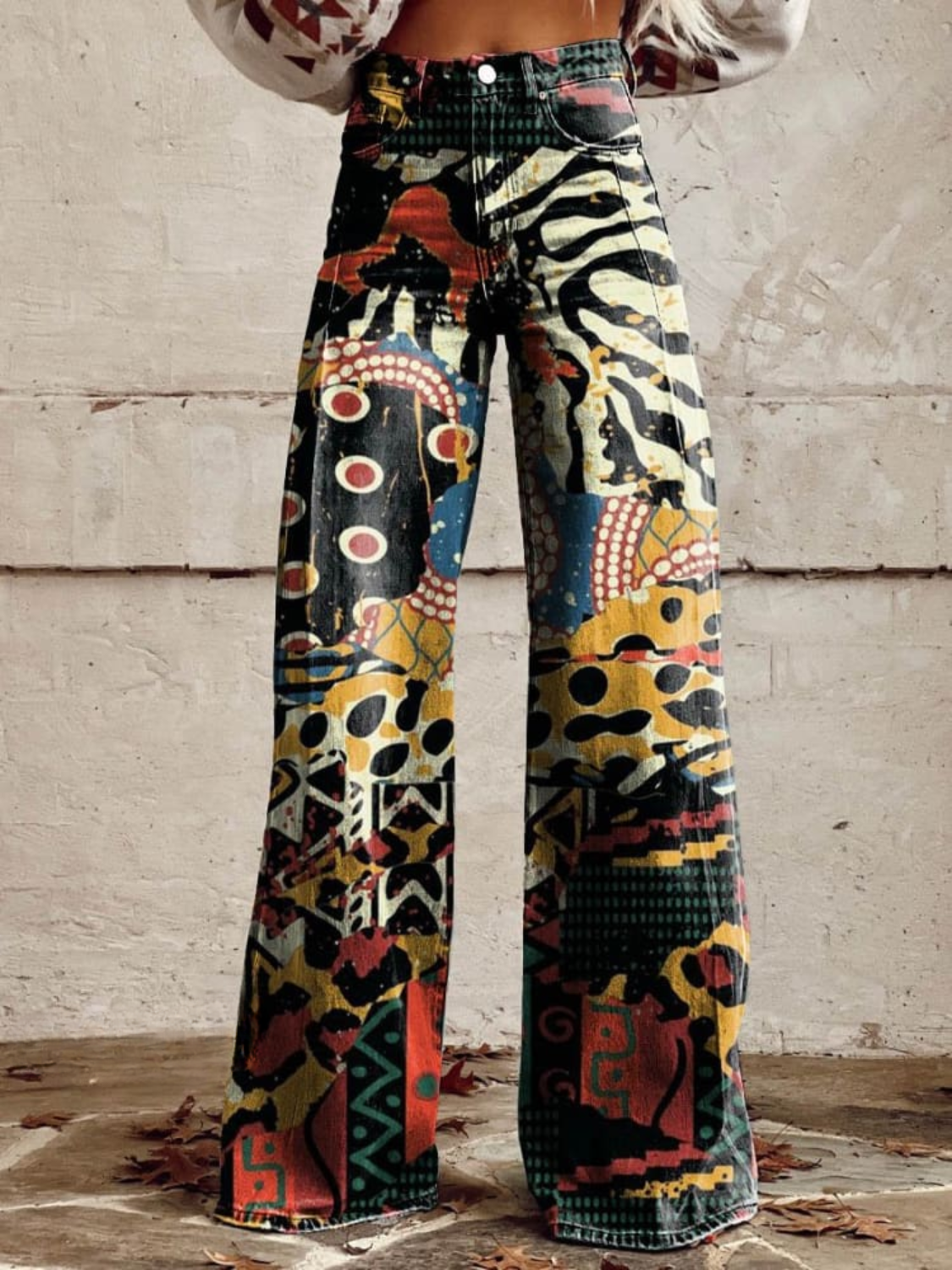 Jora | Eclectic Art Wide Pants