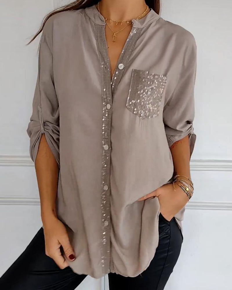 Adele - V-Neck Casual Top