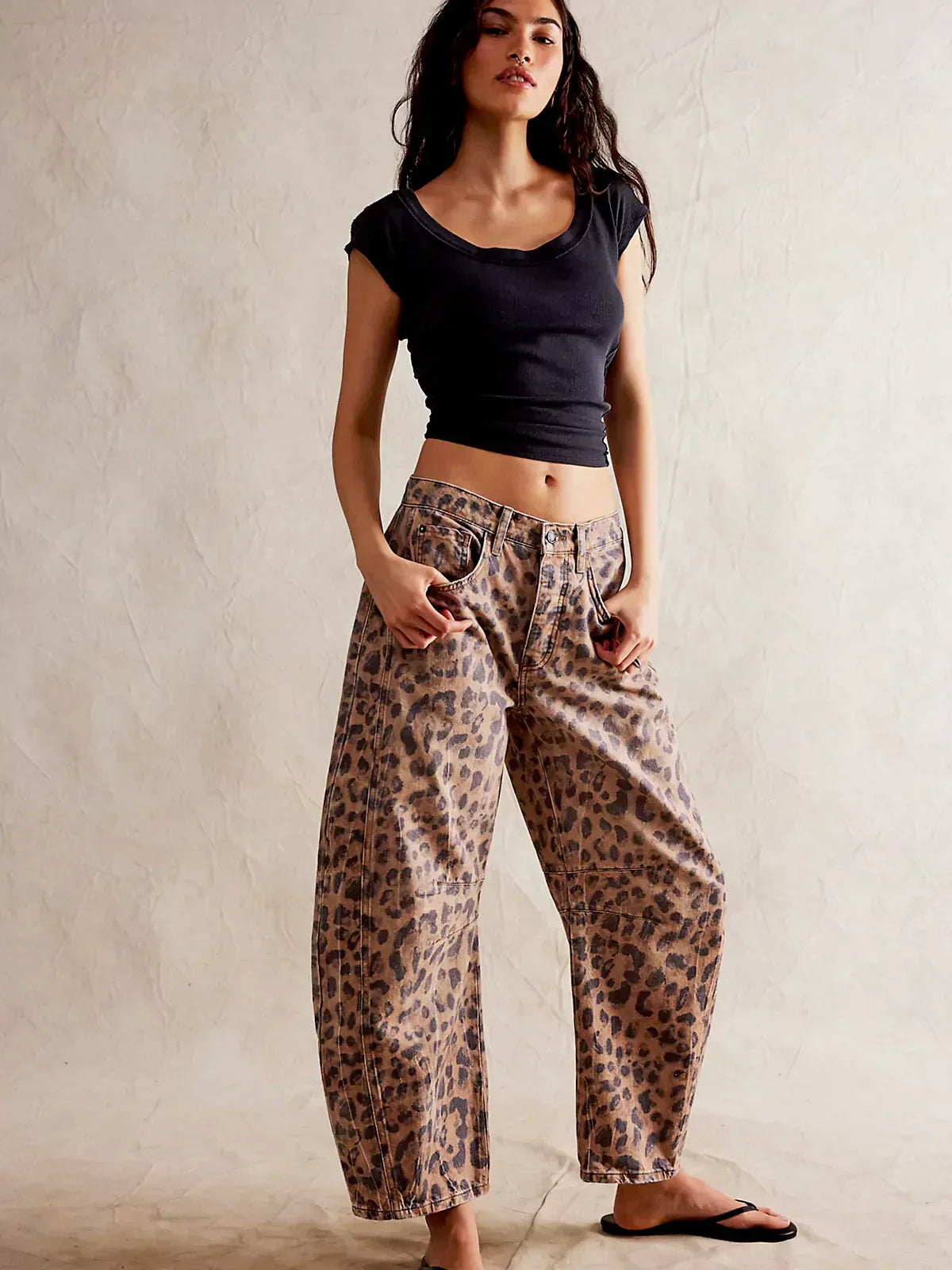 Alejandra - Leopard Print Jeans