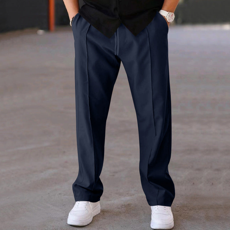 Axel - Casual wide-cut leisure trousers