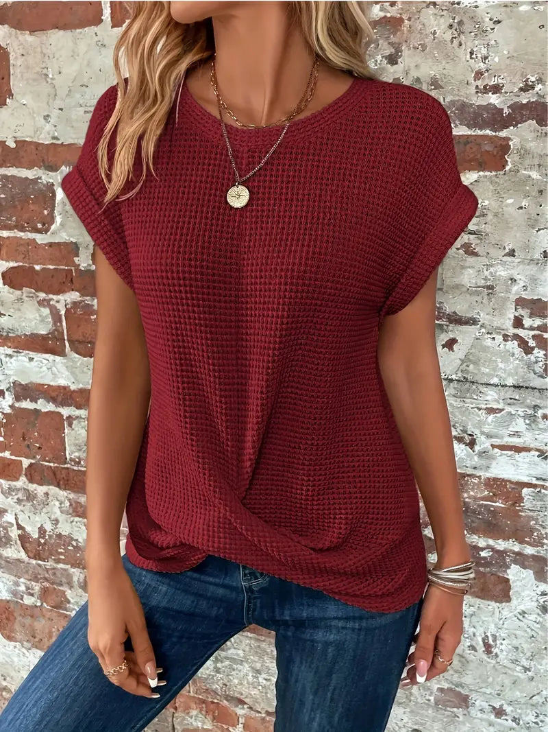 Pia - Casual Knitted Top