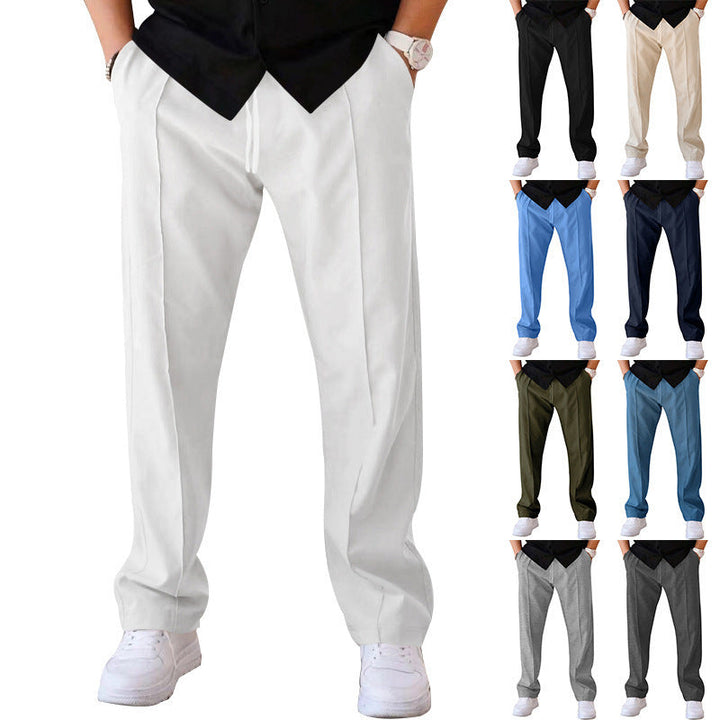 Axel - Casual wide-cut leisure trousers