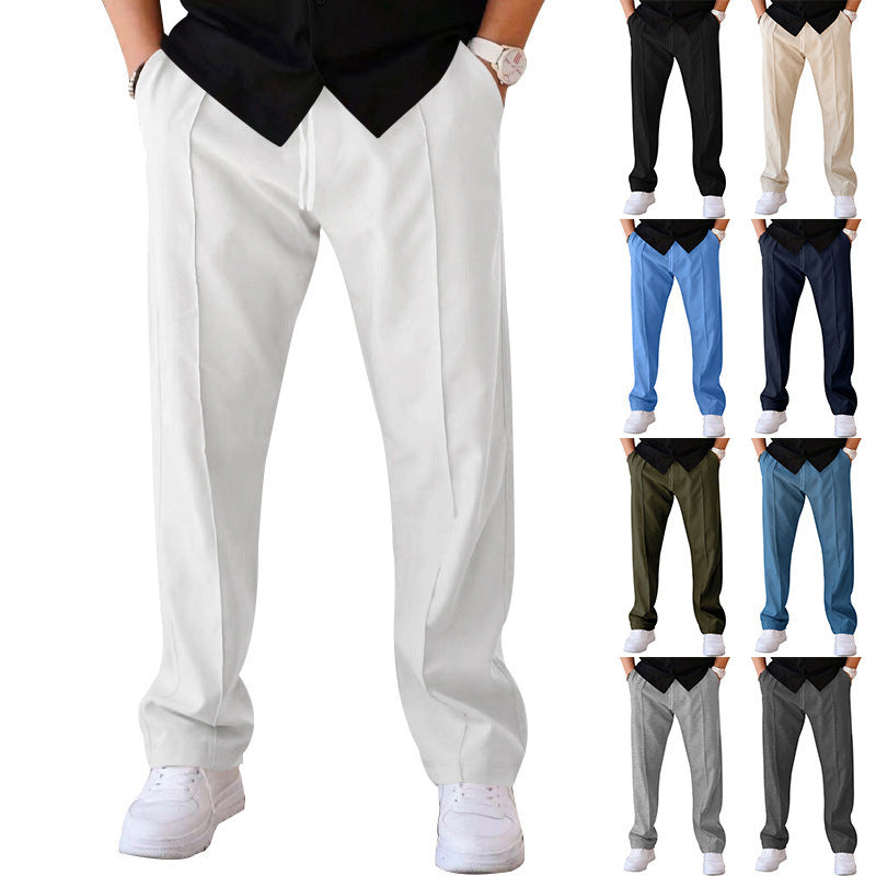 Axel - Casual wide-cut leisure trousers