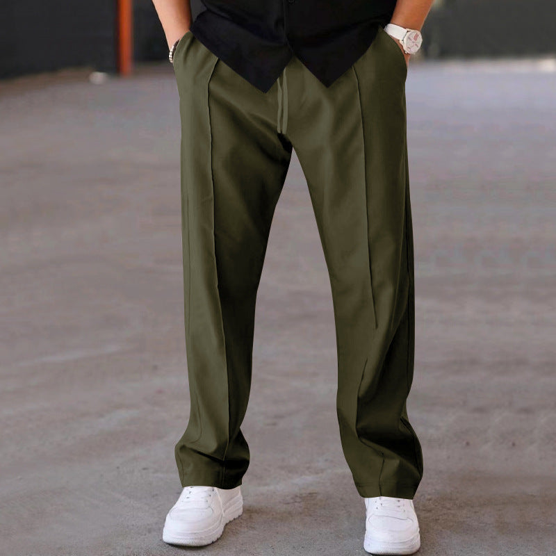 Axel - Casual wide-cut leisure trousers