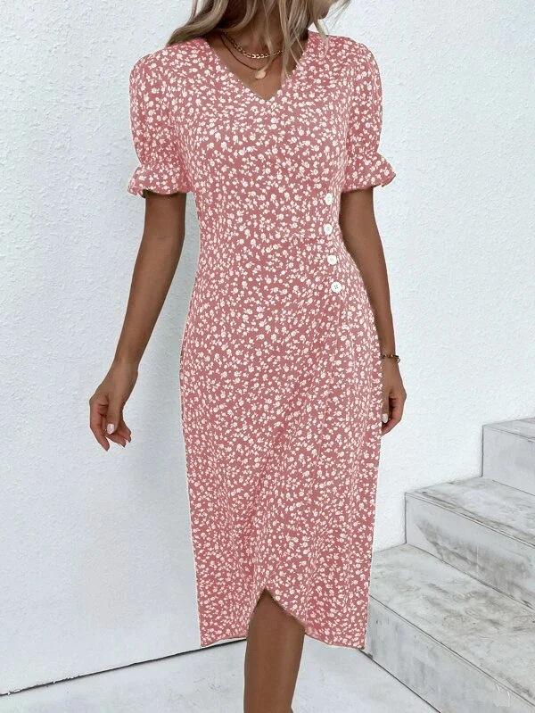 Olivia - Elegant Floral Dress