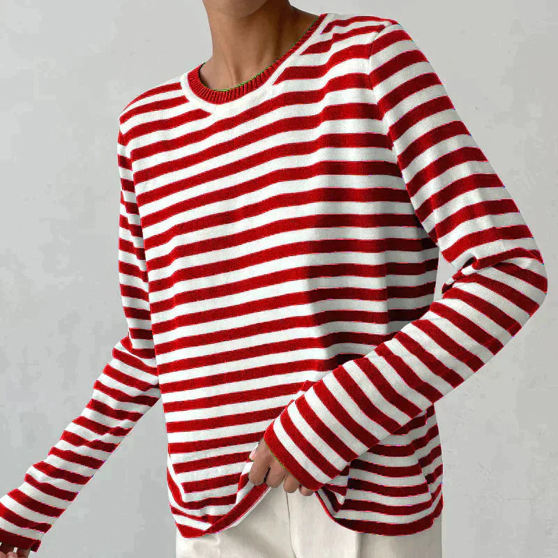 Yasmin - Elegant striped T-shirt