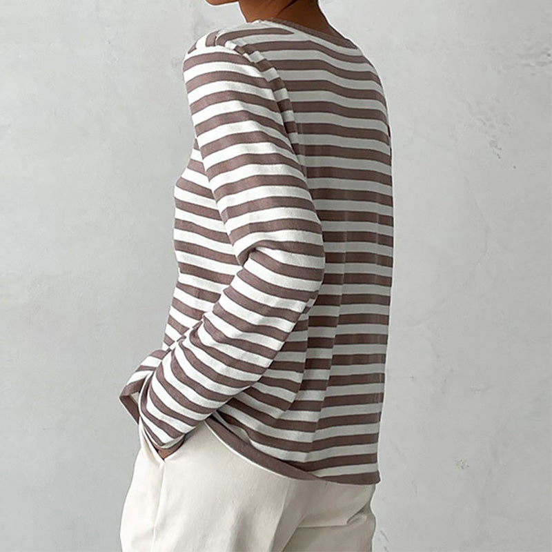 Yasmin - Elegant striped T-shirt