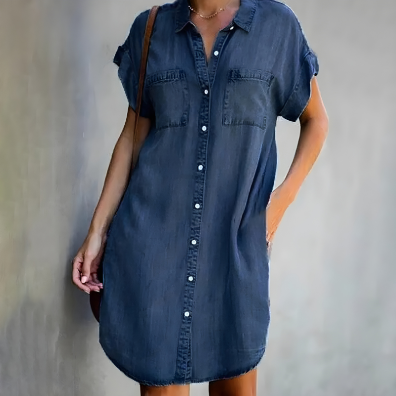 Megan - Classic Denim Dress