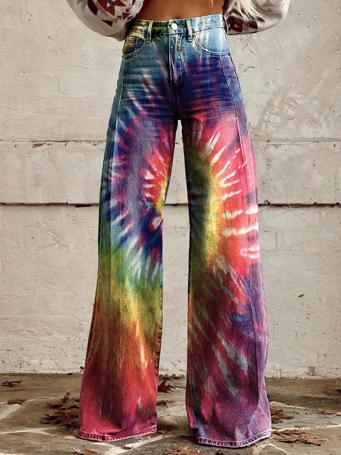 Marley | Tie-Dye Wide-Leg Pants