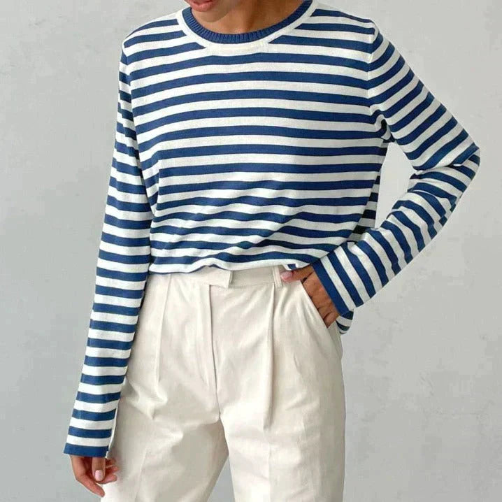 Yasmin - Elegant striped T-shirt