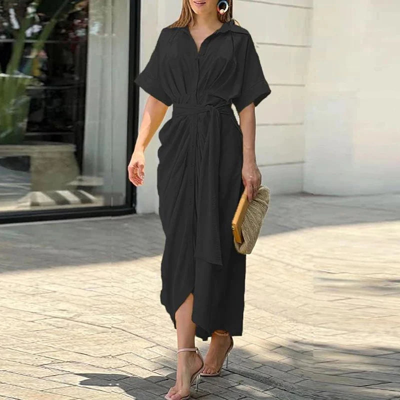 Clara - Trendy V-neck Dress