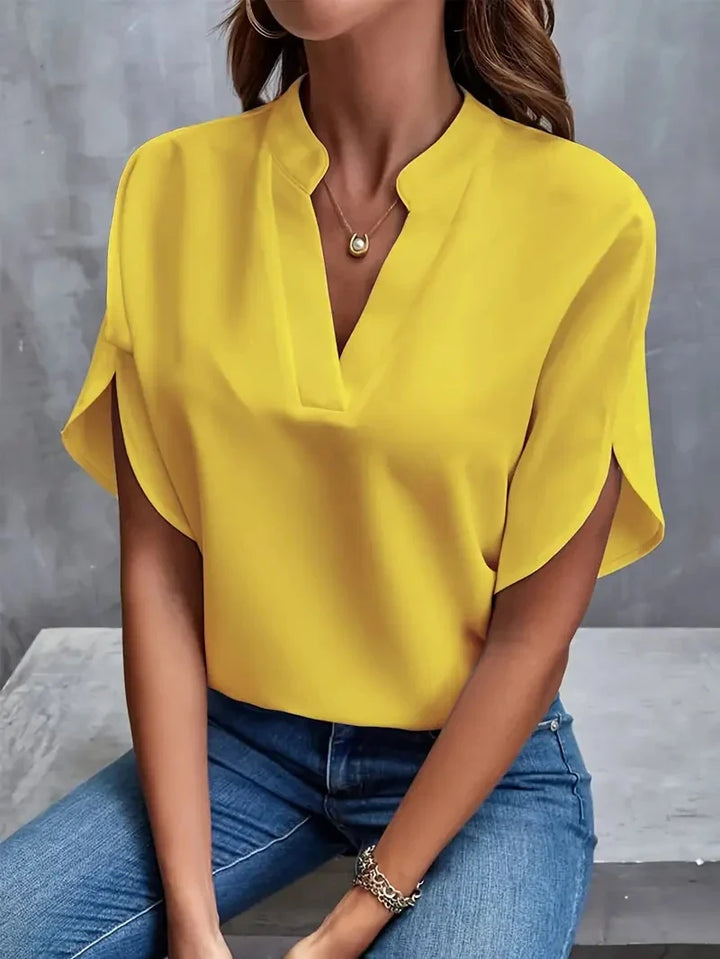 VOGUE - Classic V-Neck Top