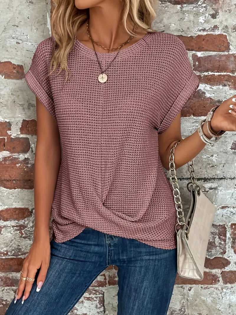 Pia - Casual Knitted Top