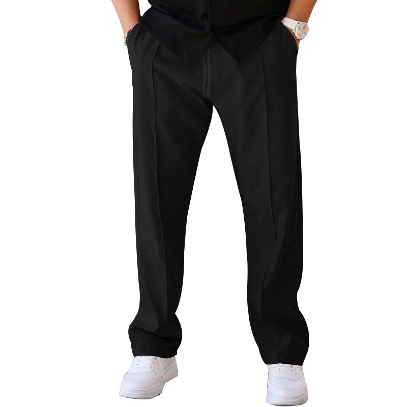 Axel - Casual wide-cut leisure trousers