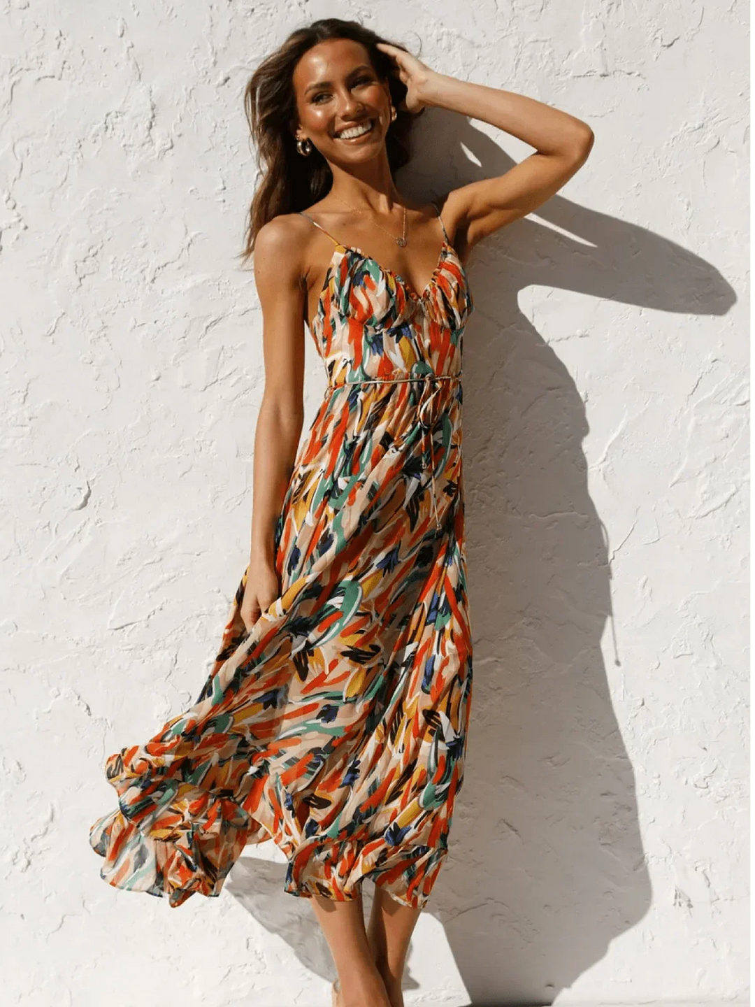 Amelia - Colorful Maxi Dress