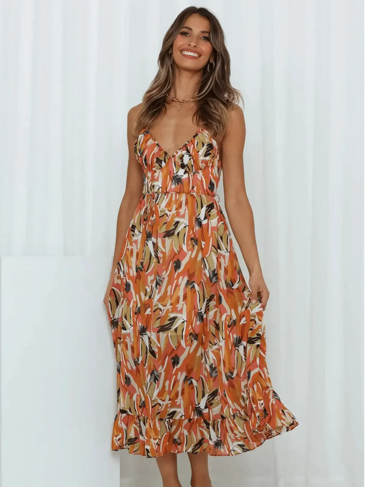 Amelia - Colorful Maxi Dress