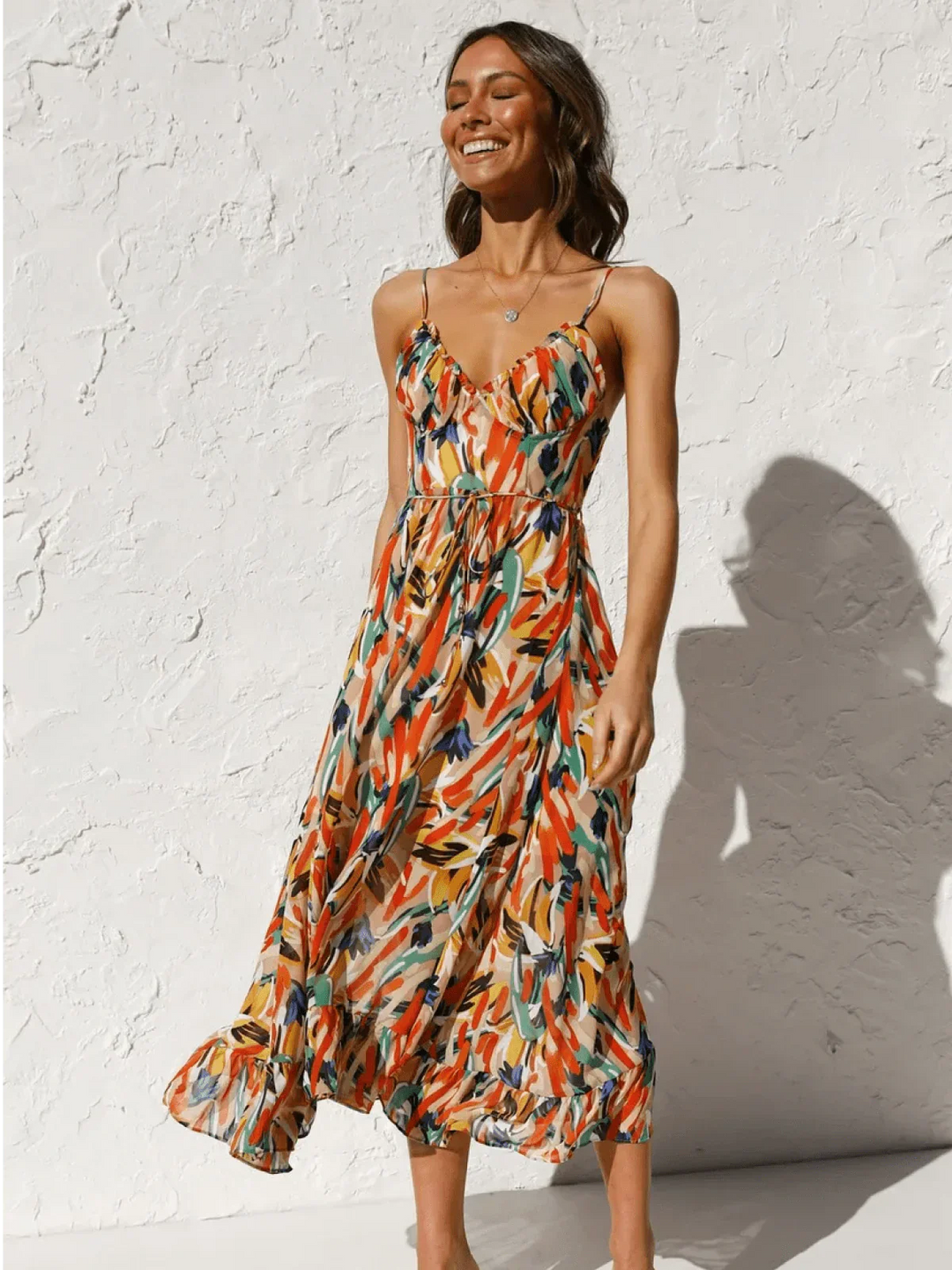 Amelia - Colorful Maxi Dress