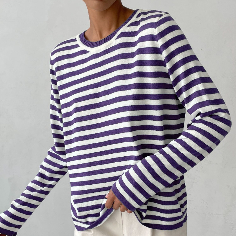 Yasmin - Elegant striped T-shirt