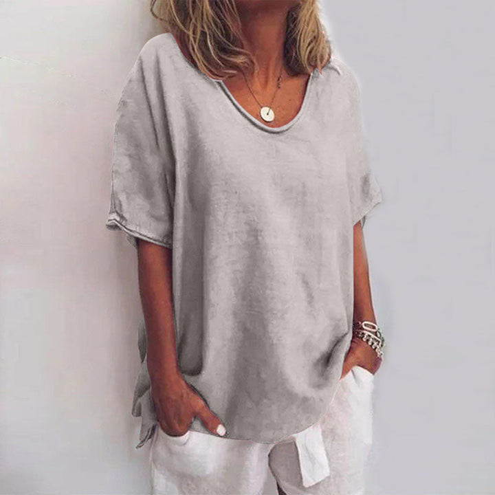 VOGUE™ - Comfortable loose-fit blouse