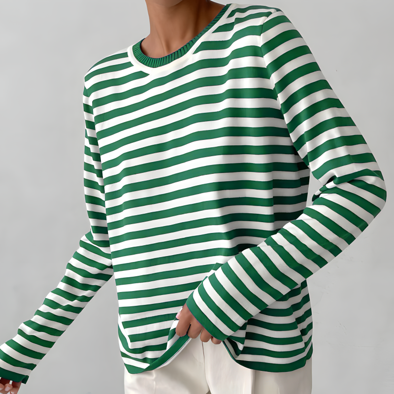 Yasmin - Elegant striped T-shirt