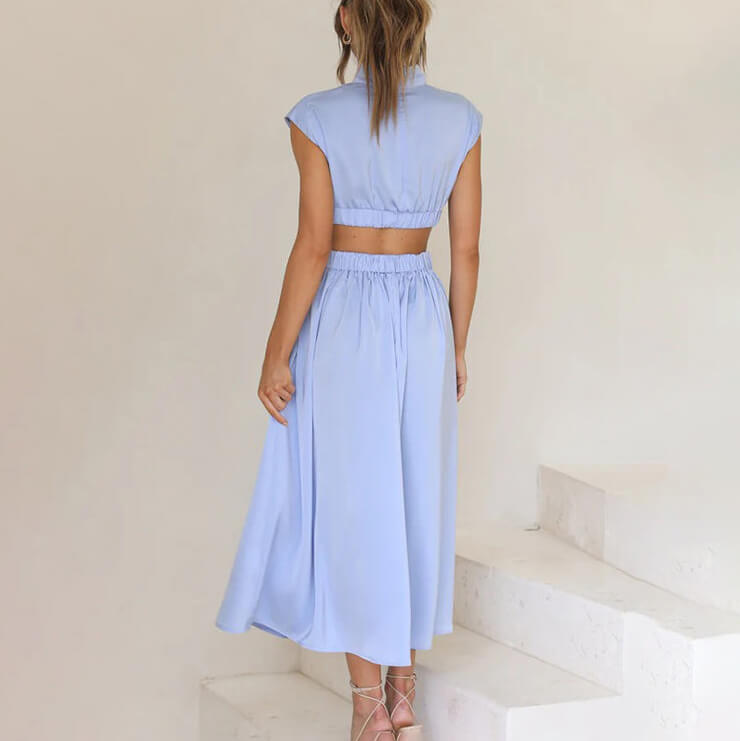 Lauren - Stylish Pleated Dress