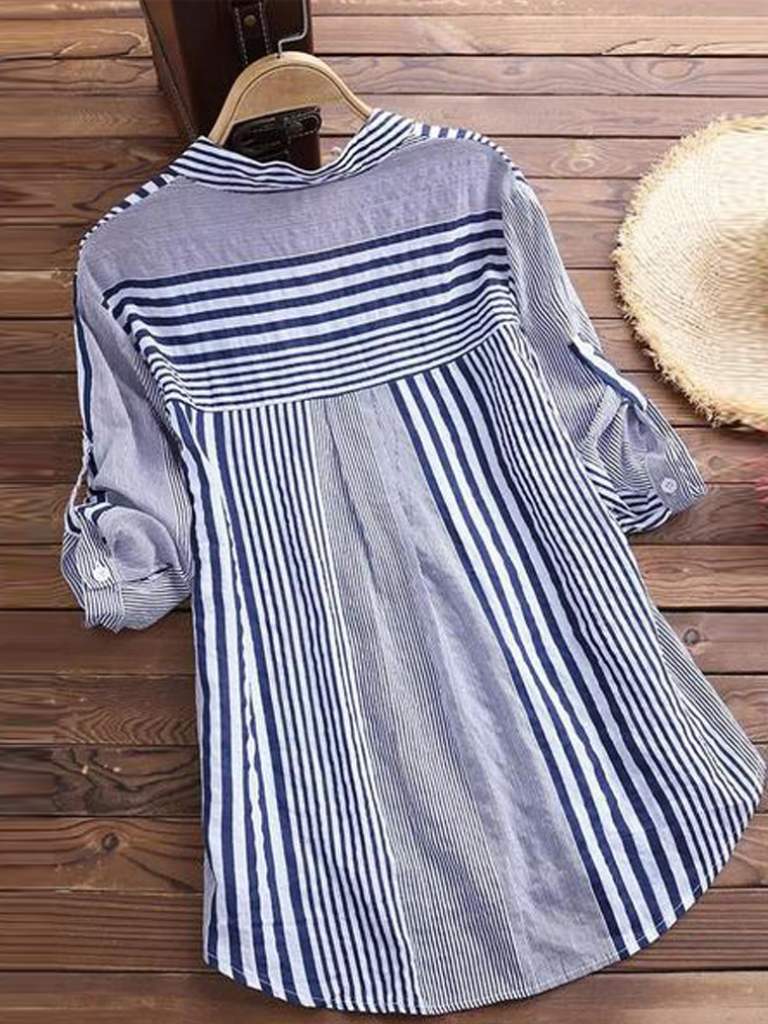 Judy - Striped Women's Top