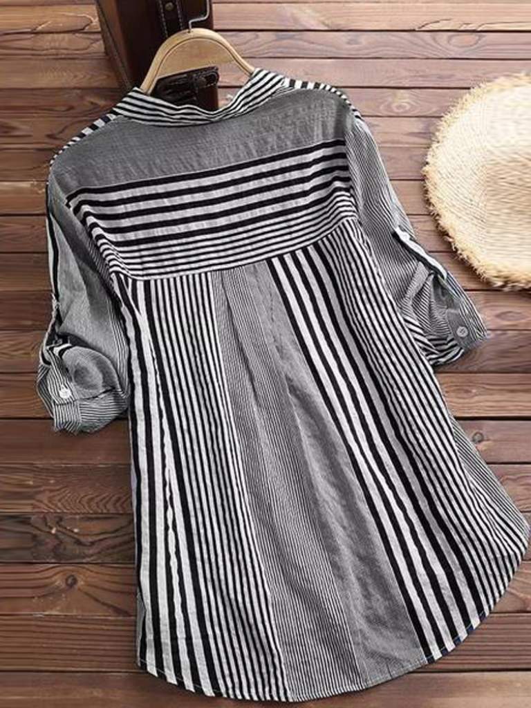 Judy - Striped Women's Top