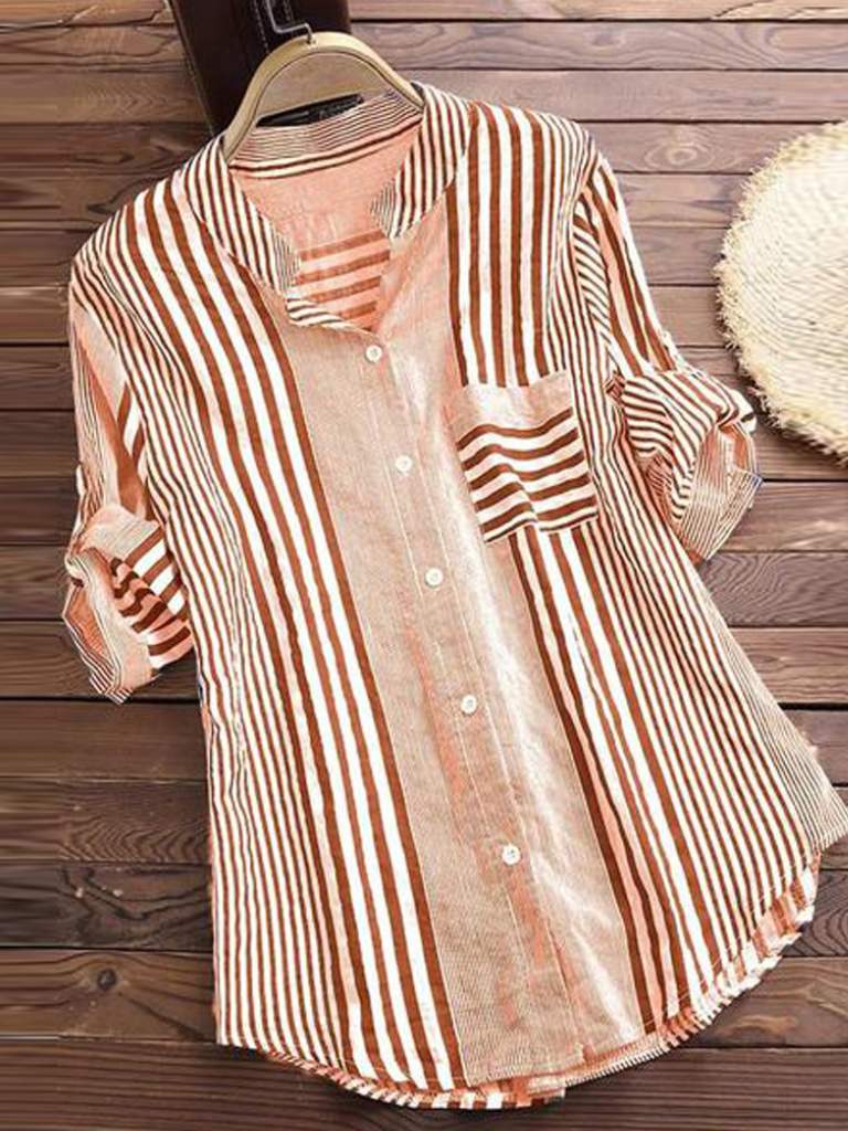 Judy - Striped Women's Top