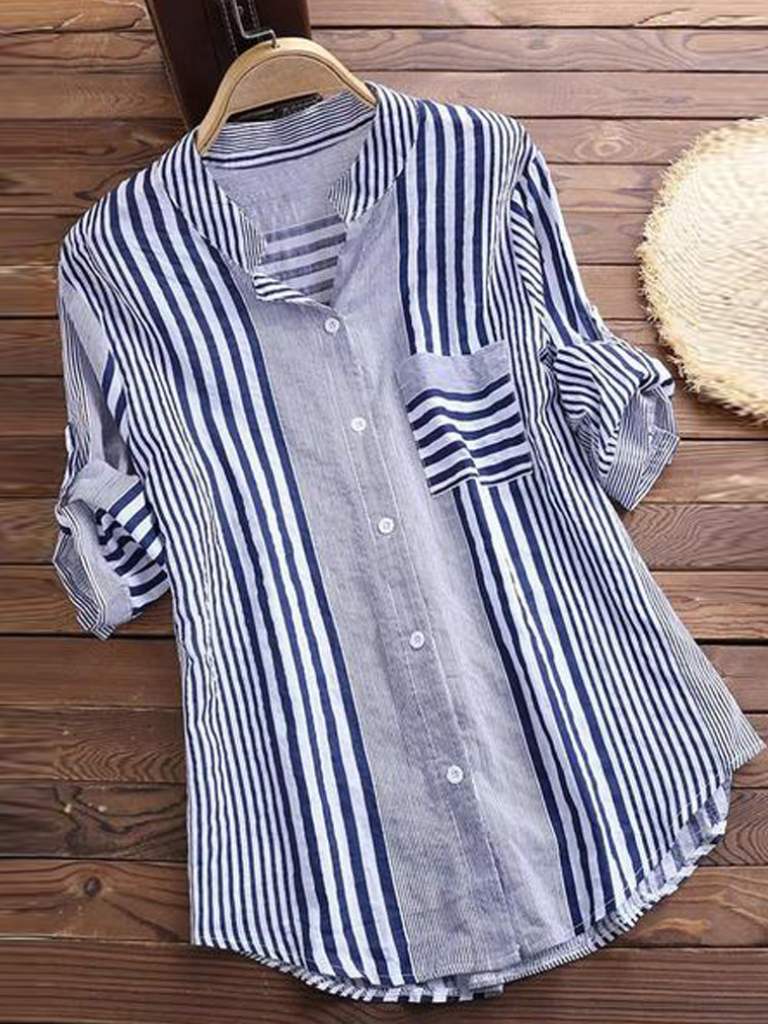 Judy - Striped Women's Top