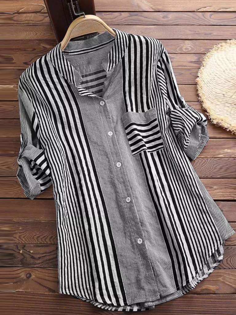 Judy - Striped Women's Top